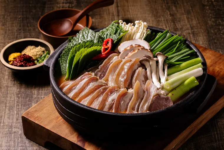 염소전골